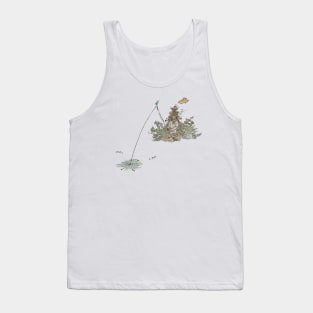 Colored Slow Life Tank Top